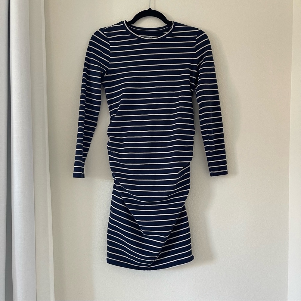Old Navy Long Sleeve Jersey Knit Bodycon Midi Maternity Dress - size XS